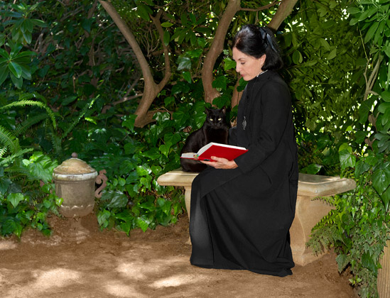 Morning in the Bishop's Garden