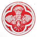 emblem of a red bird